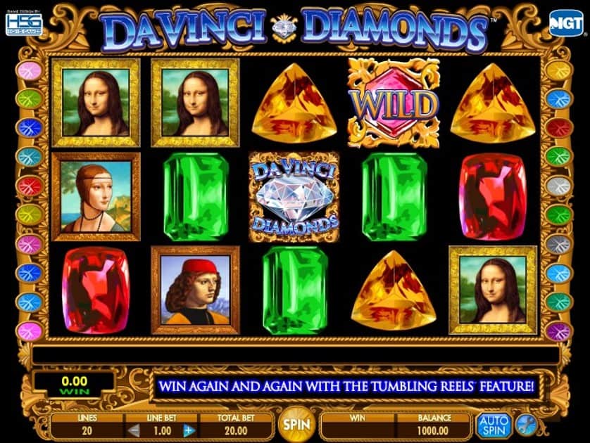 Hraj zadarmo Da Vinci Diamonds