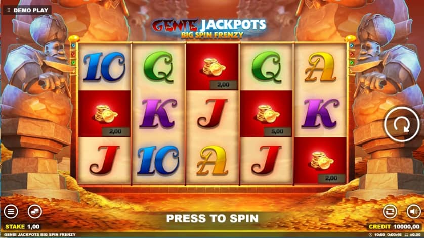 Hraj zadarmo Genie Jackpots: Big Spin Frenzy