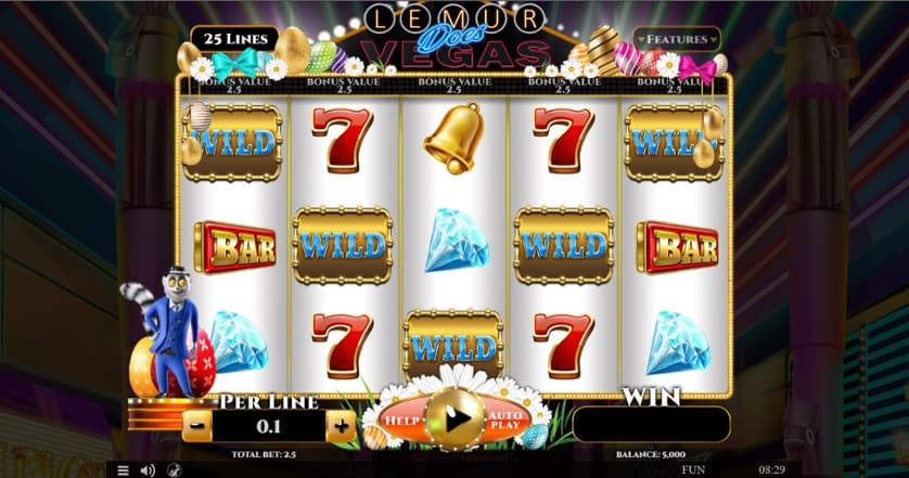 Hraj zadarmo Lemur Does Vegas Easter Edition