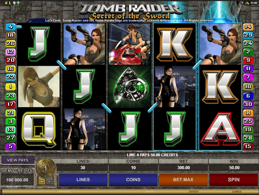 Hraj zadarmo Tomb Raider Secret of the Sword