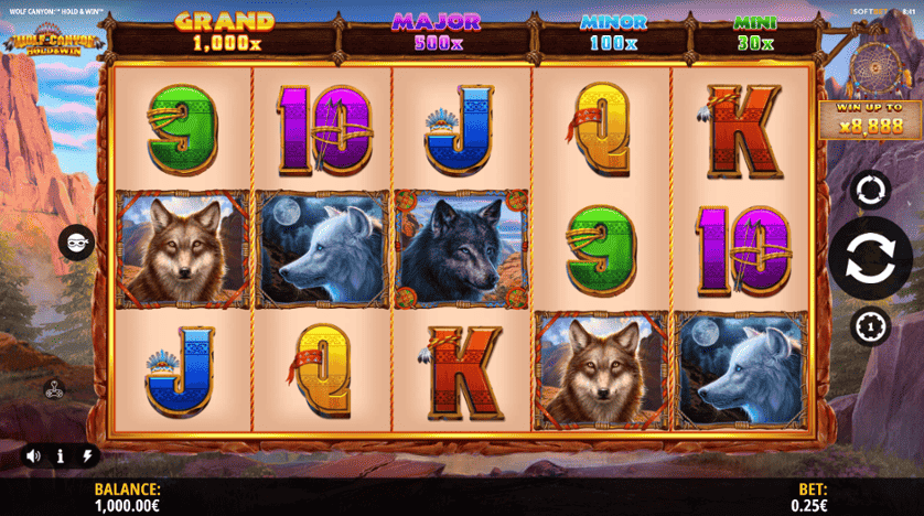 Hraj zadarmo Wolf Canyon: Hold and Win