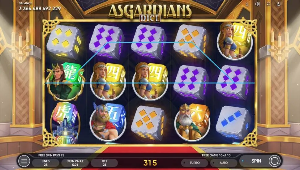 Hraj zadarmo Asgardians Dice