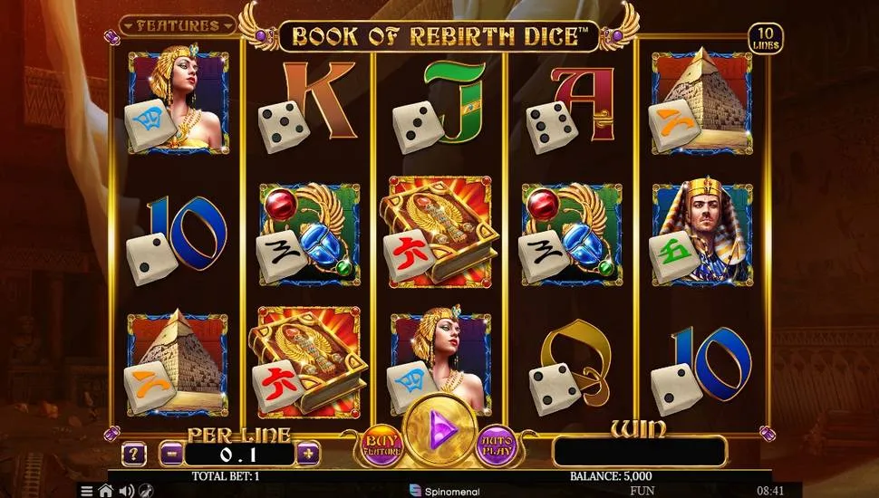 Hraj zadarmo Book of Rebirth Dice
