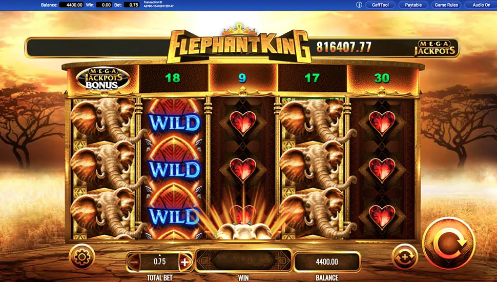 Hraj zadarmo MegaJackpots Elephant King