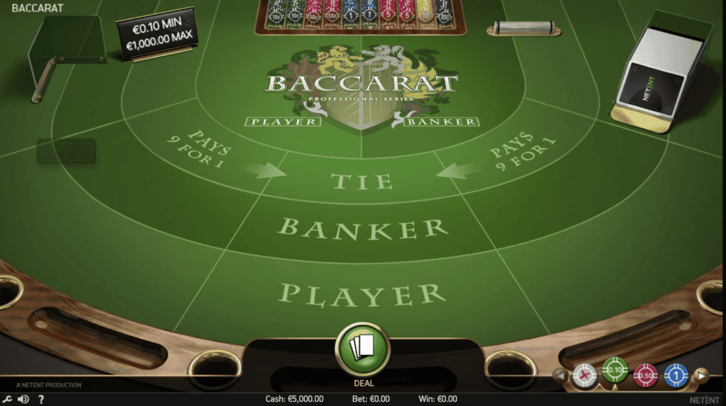 Hraj zadarmo Baccarat Pro