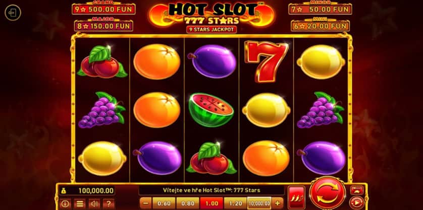 Hraj zadarmo Hot Slot: 777 Stars