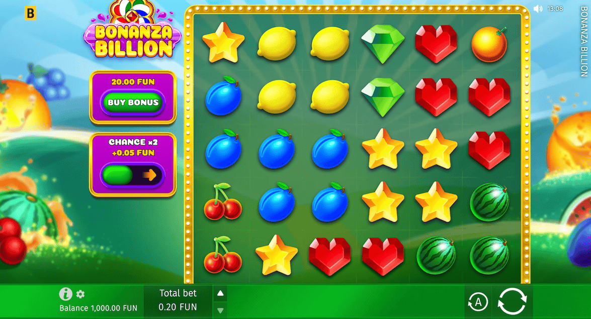 Bonanza Billion demo