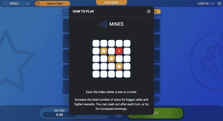 Mines od Spribe - ako hrat