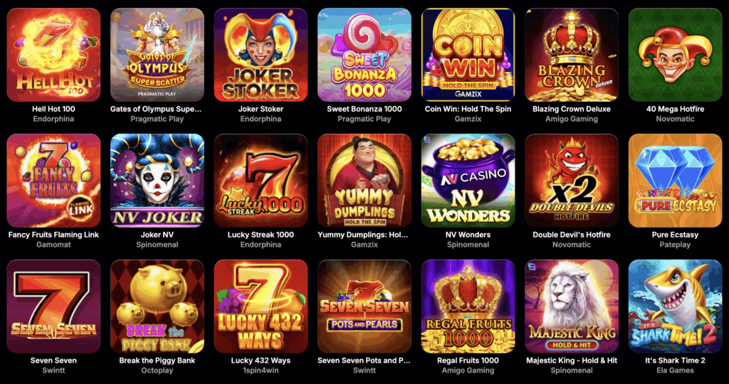 NV Casino automaty