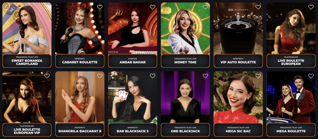 Corgibet Casino - Live Casino