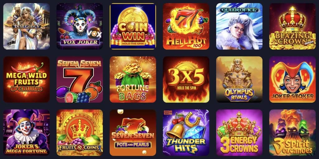 Vox Casino - Výherné automaty