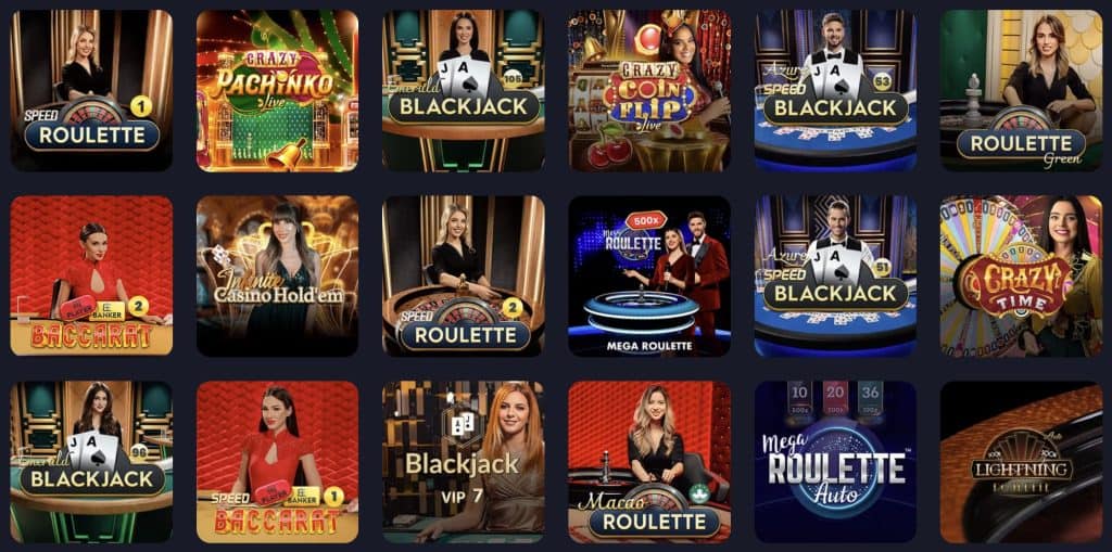 Vox Casino - Živé hry