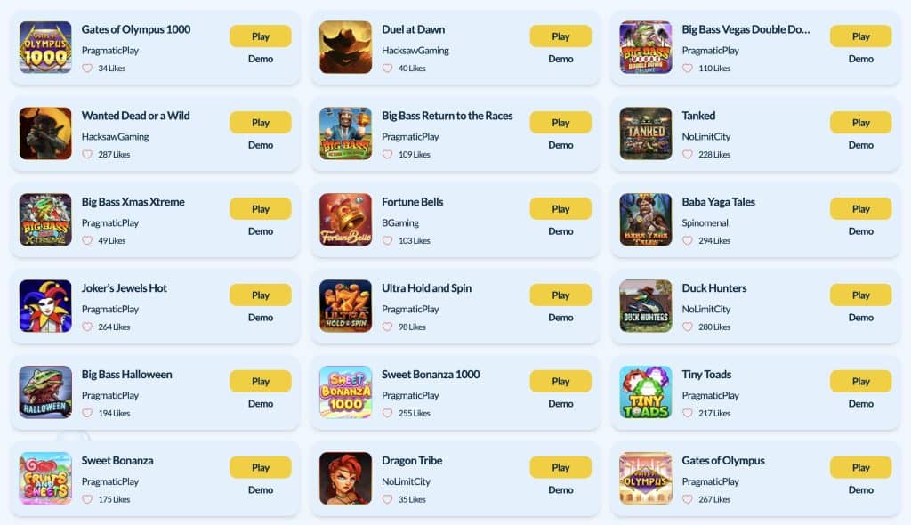 Welle Casino - Herné automaty