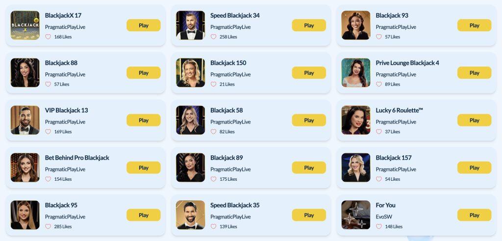 Welle Casino - Live kasíno