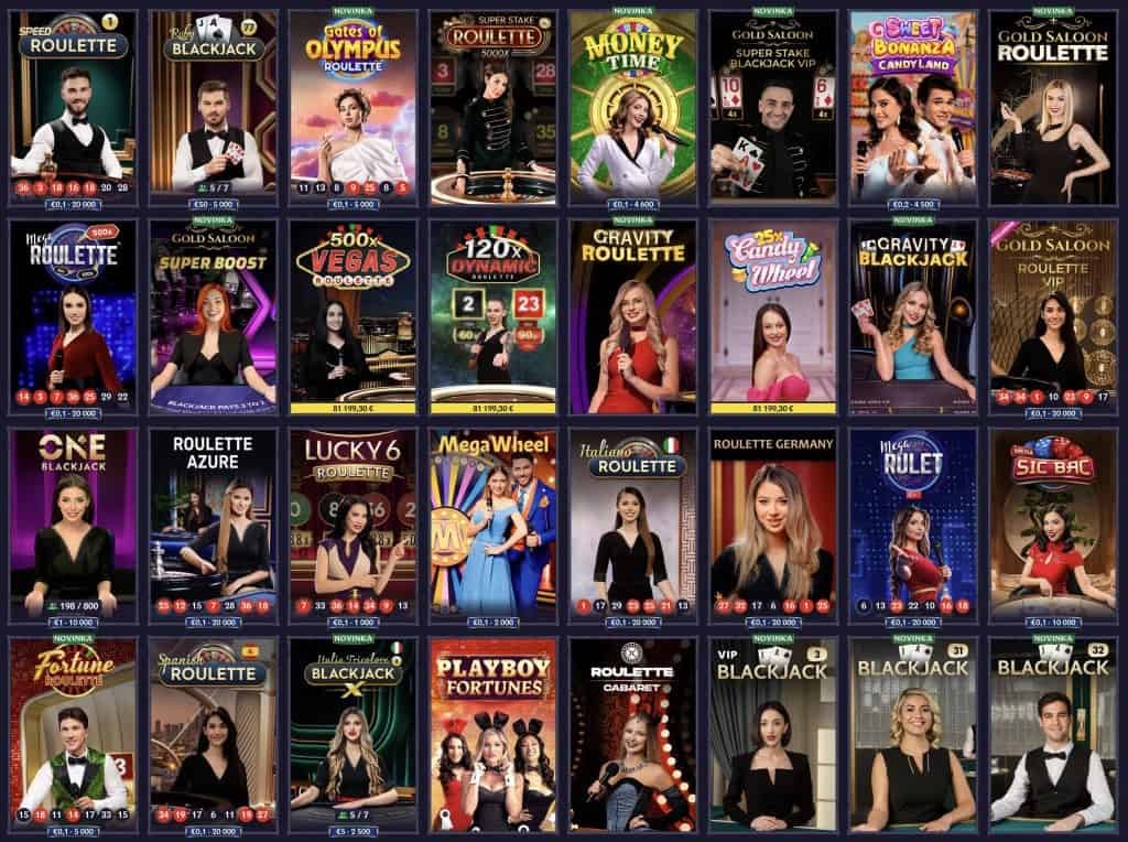 LolaJack Casino - Live casino