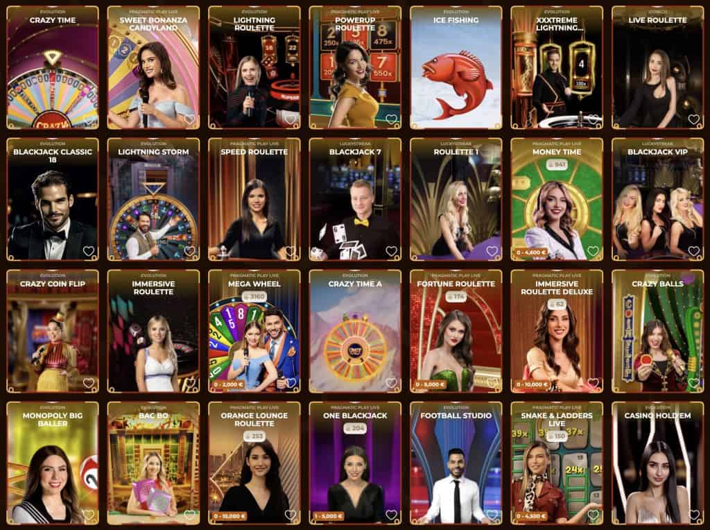 RodeoSlot Casino - Live casino