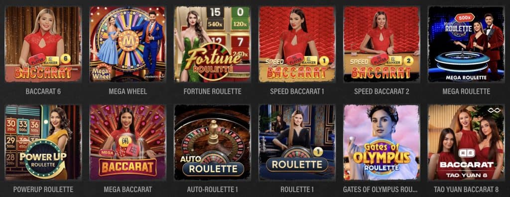 Jokery Live casino hry