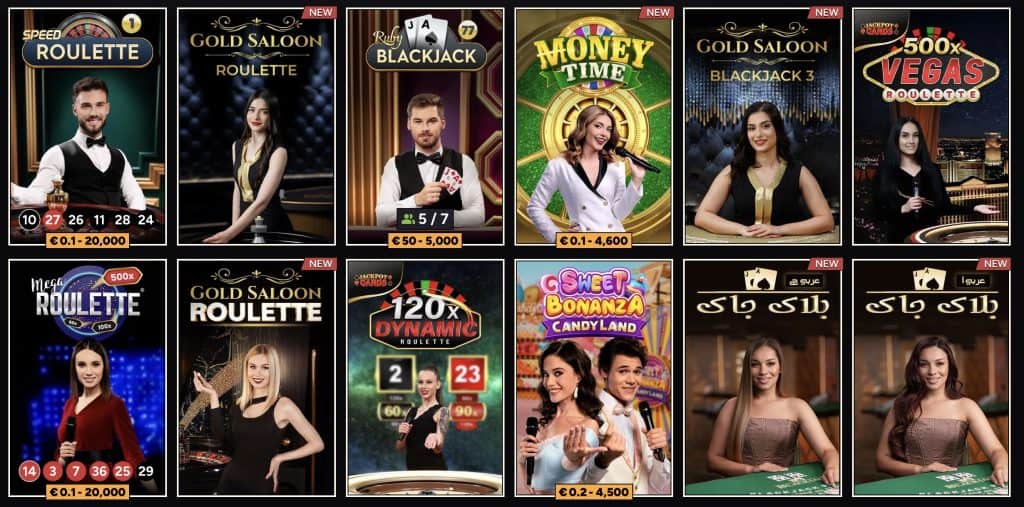 Wintino Live casino
