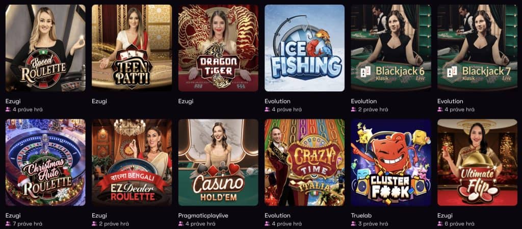 Lussurio Live casino