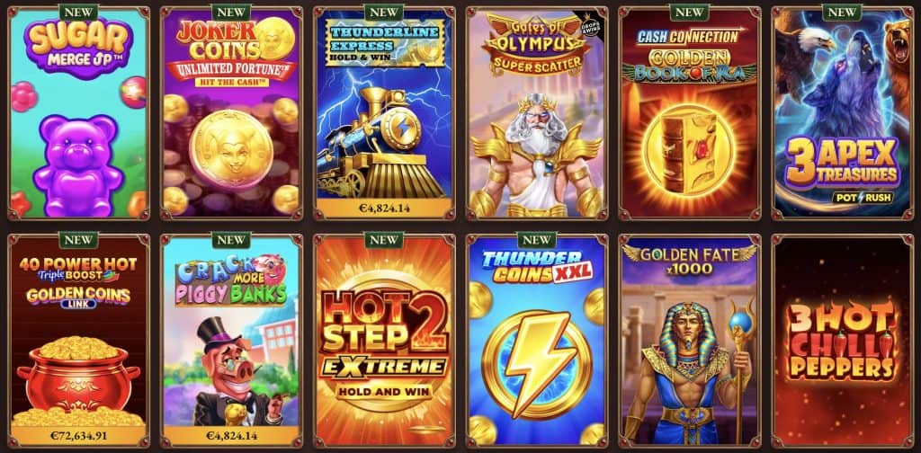CrazyTower Casino hry