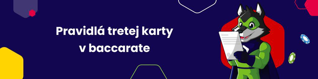 Pravidlá tretej karty v baccarate